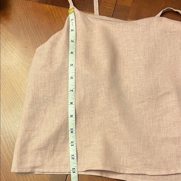 Tamara H. Linen Camisole Top - LARGE Dusty Rose - Picture 6 of 9